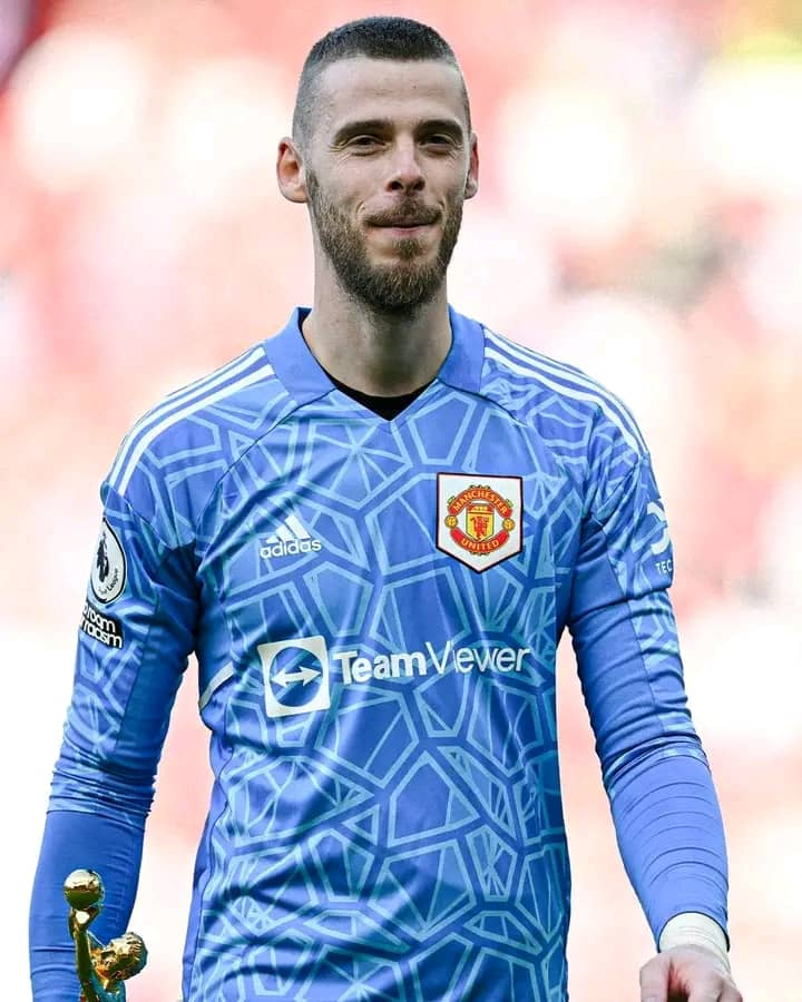 David de Gea Manchester United return pre-match presentation at Old Trafford