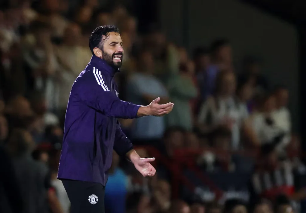 Ruben Amorim explaining Manchester United’s penalty shootout decision involving Benjamin Sesko