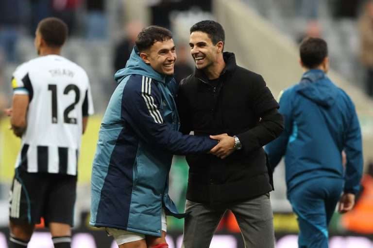 Arteta Praises Arsenal’s Fighting Spirit After Late Win at Newcastle