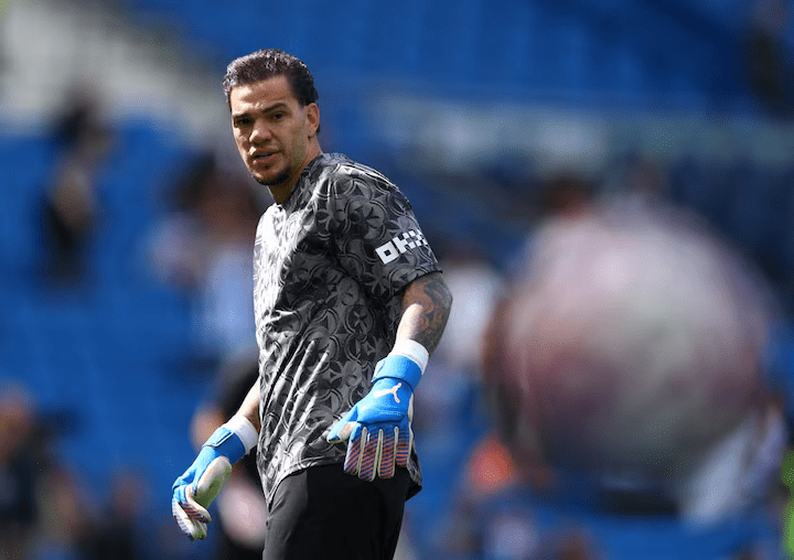 Ederson in action for Manchester City before his transfer to Fenerbahce