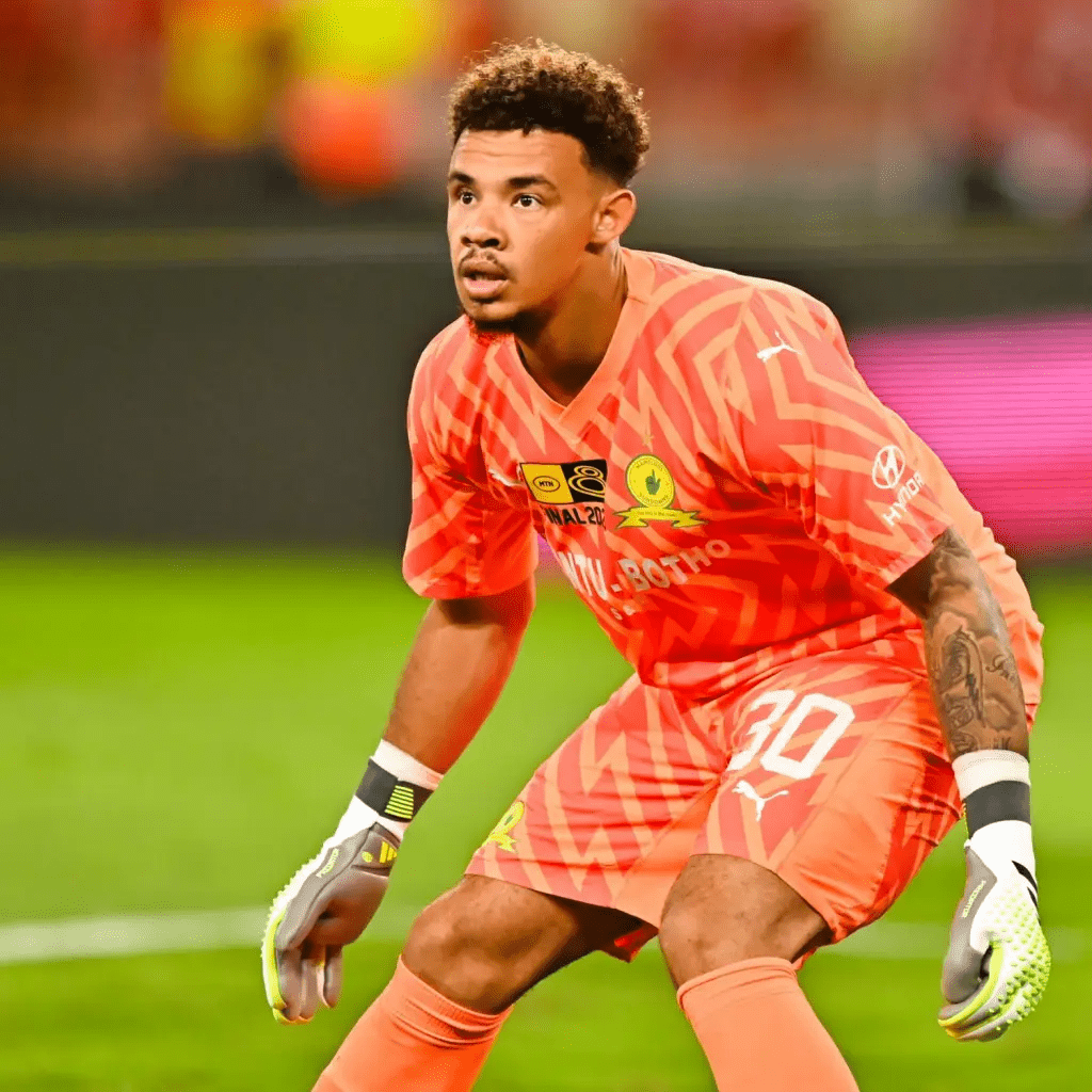 Bafana Bafana goalkeeper Ronwen Williams in action – Bafana Bafana vs Nigeria