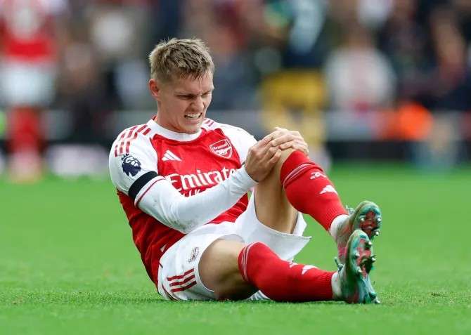 Odegaard Blow: Arsenal Captain Suffers Knee Injury, Withdraws from Norway Squad