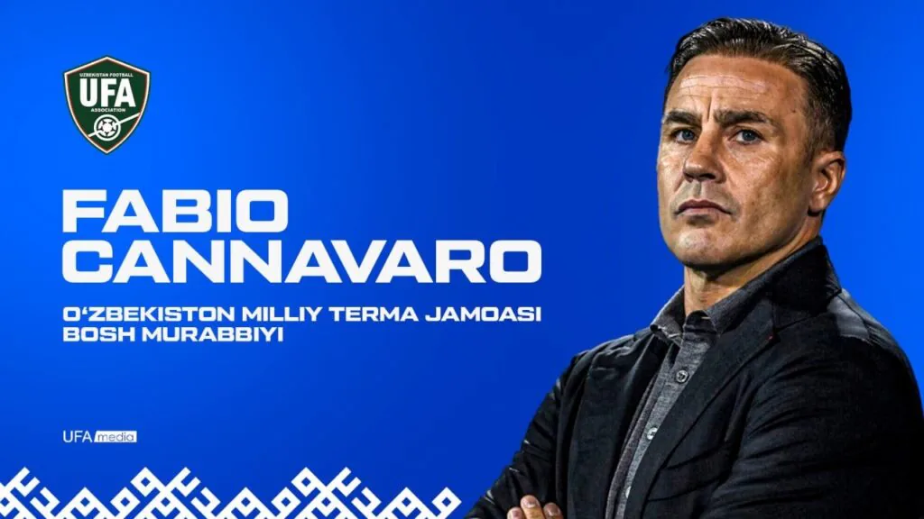 Fabio Cannavaro unveiled as head coach of the Uzbekistan National Team