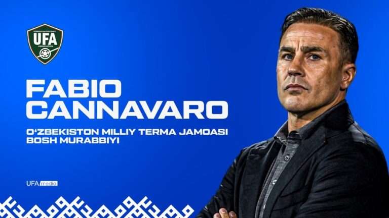 Fabio Cannavaro Appointed as Head Coach of Uzbekistan National Team