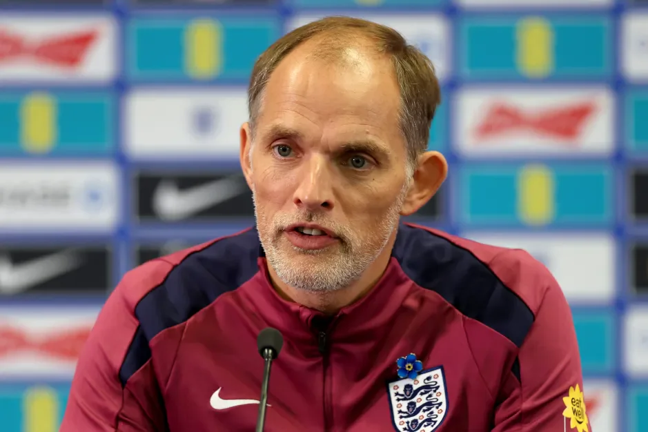 Thomas Tuchel announcing England squad for Wales and Latvia fixtures