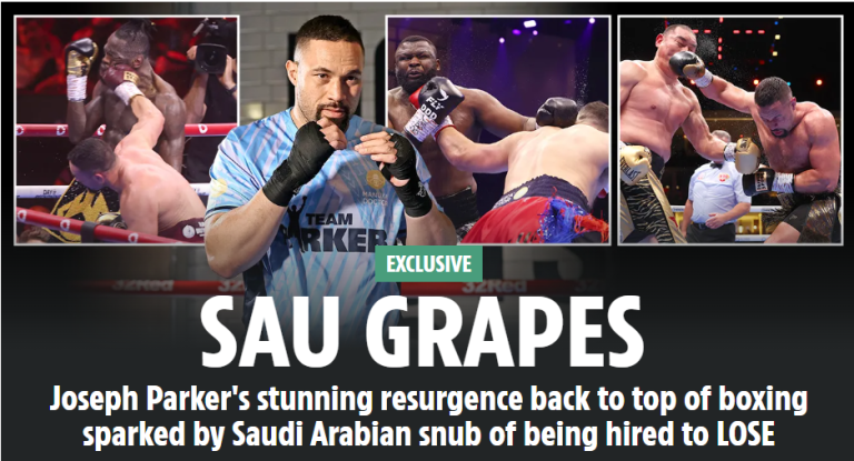 Joseph Parker’s remarkable comeback to the top of the heavyweight division was born out of rejection and pride.