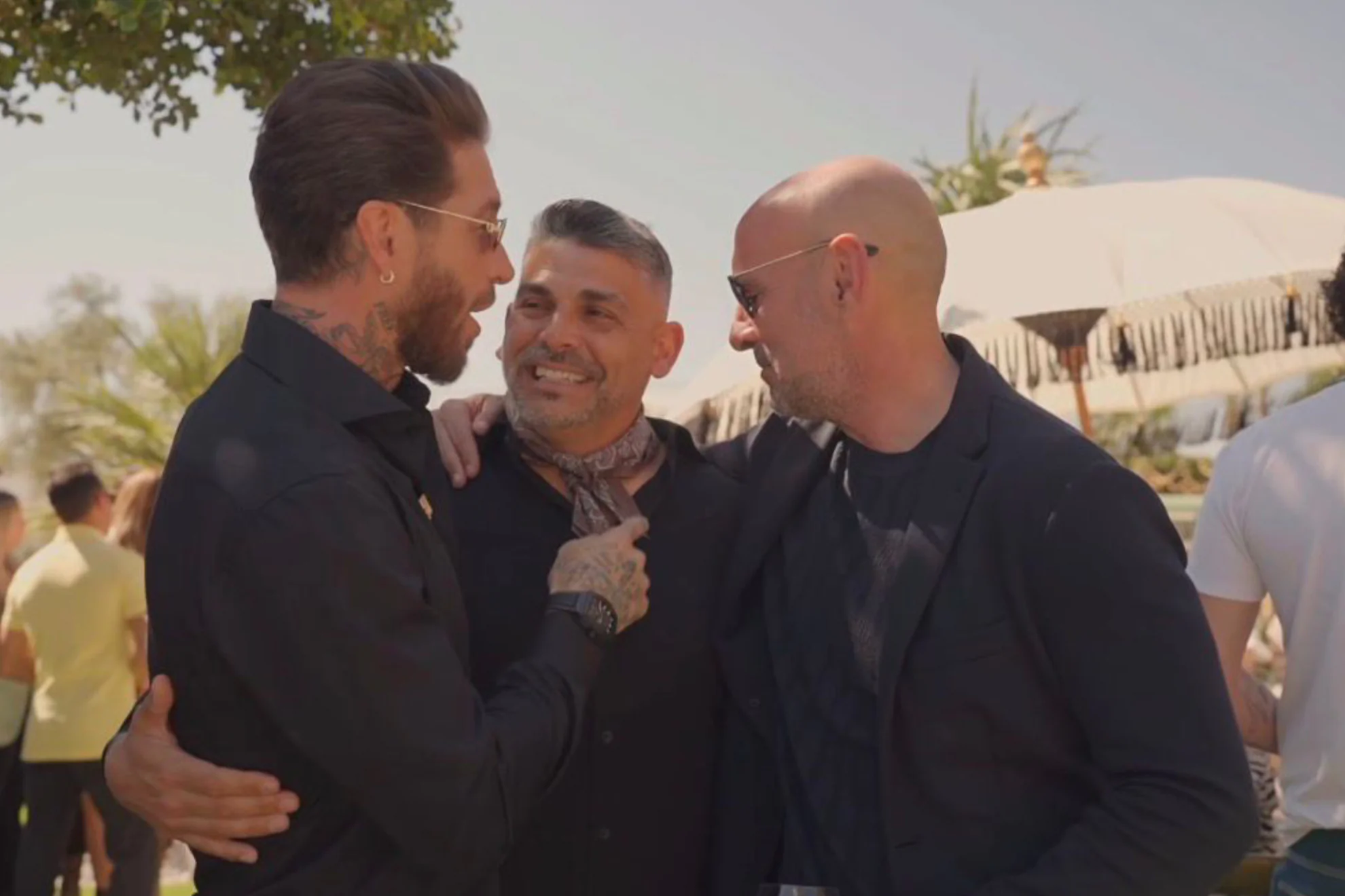 Monchi, en la fiesta privada de Ramos por su 40 cumpleaños